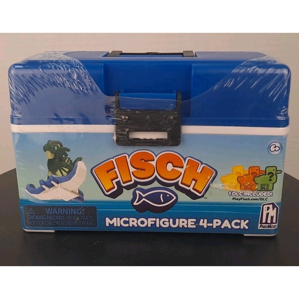 PhatMojo Fisch Collectible Action Figure Playset BLUE